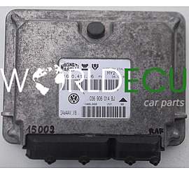CENTRALINA MOTORE VOLKSWAGEN LUPO MAGNETI MARELLI IAW4AV.V8, IAW4AVV8, 61600.413.06, 6160041306, 038 906 014 BJ, 038906014BJ
