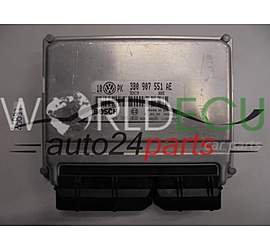Engine control unit - ECU controllers AUDI 0261206388 3B0907551AE