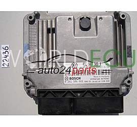 Centralina motore VW VOLKSWAGEN TIGUAN 1.4 TFSI BOSCH 0 261 S06 666, 0261S06666, 03C 907 309 K, 03C907309K, MED17.5.5