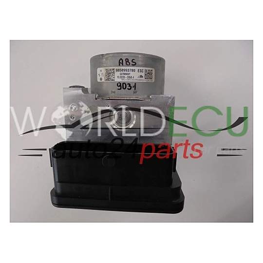 ABS PUMPE BLOCK HYDRAULIKPUMPE STEUERGERÄT CITROEN PEUGEOT 9858993780 10.0917-3981.3 10091739813