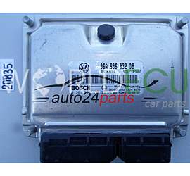 Centralina motore  VW VOLKSWAGEN T5 BOSCH 0 261 207 677, 0261207677, 06A 906 032 DB, 06A906032DB, ME7.5