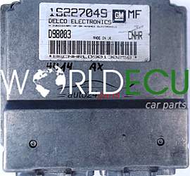 CENTRALINA MOTORE OPEL  ASTRA G 1.6 X16SZR 16227049 MF 16246427 6237796