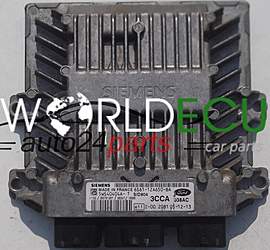MOTORSTEUERGERÄT ECU STEUERGERÄT FORD FUSION 1.4 TDCI SIEMENS 5WS40404A-T, 5WS40404AT, 6S61-12A650-BA, 6S6112A650BA, 3CCA, SID804