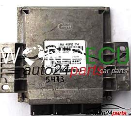 CENTRALINA MOTORE CITROEN C2 PEUGEOT 206 MAGNETI MARELLI IAW 48P2.7H, IAW48P27H, HW 16.623.004, 16623004, 9645989480, SW 16.634.064, 16634064, 9655756780