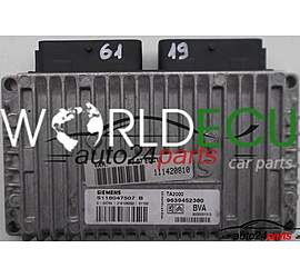 CENTRALINA CALCOLATORE SCATOLA DEL CAMBIO  CITROEN C5 S118047507 B, 9639452380