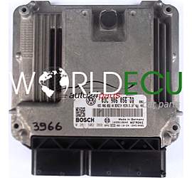 CENTRALINA MOTORE VW VOLKSWAGEN GOLF 1.6 FSI 03C906056DQ, 03C 906 056 DQ, 03C906056AK, 03C 906 056 AK, BOSCH 0261S02369, 0 261 S02 369, BENZIN MED9.5.10 8802 1039S16640
