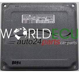 ECU ENGINE CONTROLLER FORD FIESTA 1.4, S120977013F, 4S6112A650ND, SIM210, 3BTD