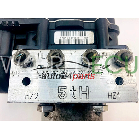 ABS POMPA CENTRALINA MERCEDES BENZ SPRINTER CRAFTER A0074314812, BOSCH 0 265 251 367, 0265251367, 0265951521