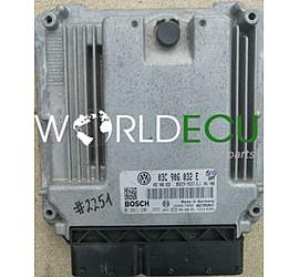 CENTRALINA MOTORE VW VOLKSWAGEN GOLF BOSCH 0261 201 355, 0261201355, 03C 906 032 E, 03C906032E