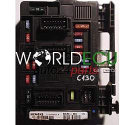 Centralina de comando do sistema confort  CITROEN C2 SIEMENS T118470003K, T118470003 K, 9650618480-00 BSM-B3