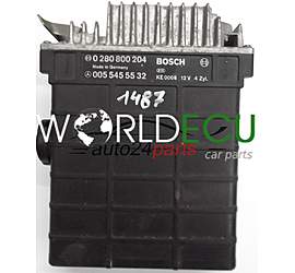 ECU ENGINE CONTROLLER MERCEDES W201 W124 2.3 BOSCH 0 280 800 204, 0280800204, 005 545 55 32, 0055455532