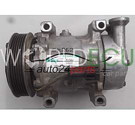 Compressore aria condizionata A/C climatizzatore FORD FIESTA 1.4 TDCI SANDEN SD6V12, 2S6119D629AE