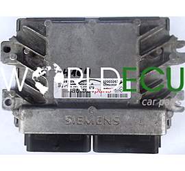 CALCULATEUR MOTEUR RENAULT CLIO 1.2 EMS3132 S110140201A, S110140201 A, 8200326395, 8200326387