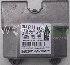 Centralina airbag  OPEL ZAFIRA B 13188856 GU, 13 188 856 GU, 93186390, 6235479, 62 35 479