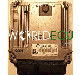 CENTRALINA MOTORE VW VOLKSWAGEN GOLF 1.4 TSI BOSCH 0261201320, 0 261 201 320, 03C906032B, 03C906032, 03C 906 032 B
