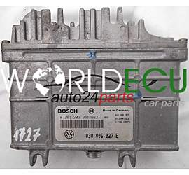 CENTRALINA MOTORE VW VOLKSWAGEN POLO 1.0 AER 030906027E, 030 906 027 E, BOSCH 0261203931/932, 0261 203 931, 0 261 203 932, 0261203932, 26SA4563