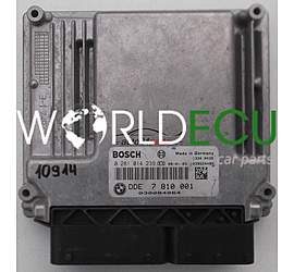 CENTRALINA MOTORE BMW X3 118 E87 E90 BOSCH 0 281 014 239, 0281014239, DDE 7 810 001, 7810001