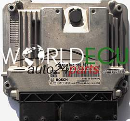 MOTORSTEUERGERÄT ECU STEUERGERAT SEAT IBIZA 1.4 TDI BOSCH 0281015033, 0 281 015 033, 045906013T, 045906013E, 045 906 013 T E
