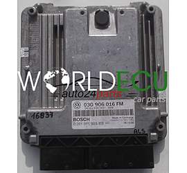 CENTRALINA MOTORE VOLKSWAGEN GOLF JETTA 2.0 TDI BOSCH 0 281 011 903, 0281011903, 03G 906 016 FM, 03G906016FM