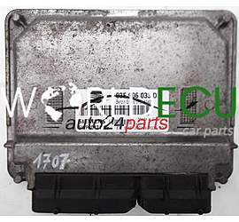 MOTORSTEUERGERÄT ECU STEUERGERAT SEAT IBIZA CORDOBA 1.2 AZQ 03E 906 033 D, 03E906033D, SIEMENS 5WP40121 05